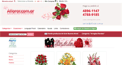 Desktop Screenshot of aflorar.com.ar